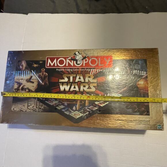Vintage Star Wars Episode 1 Monopoly Collectors Edition Board Game 1999 Unopened - Picture 8 of 10